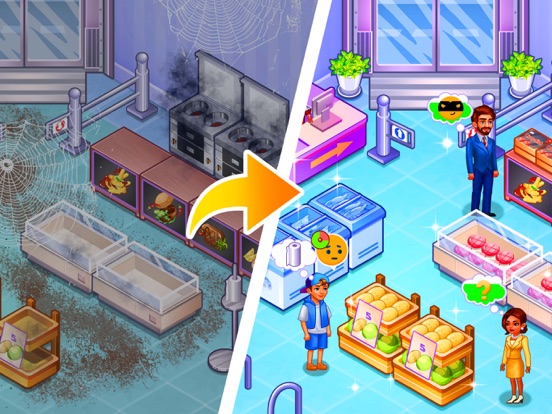 火爆超市经营-女孩子玩的休闲童趣购物游戏