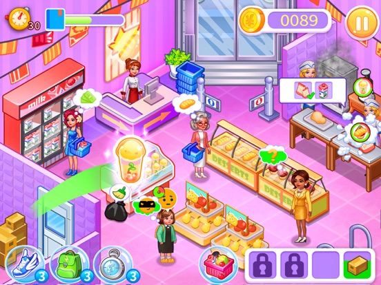 火爆超市经营-女孩子玩的休闲童趣购物游戏