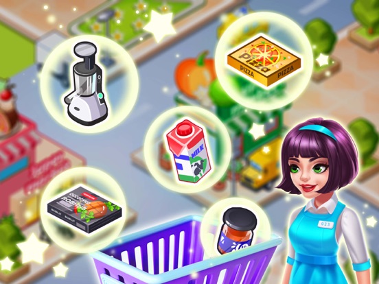 火爆超市经营-女孩子玩的休闲童趣购物游戏
