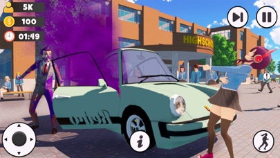 日本动画片 高的 学校 坏的 女孩 模拟