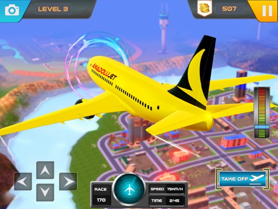 真正的飞机飞行模拟器