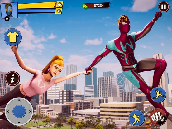 绳索 极好的 英雄 飞行 游戏