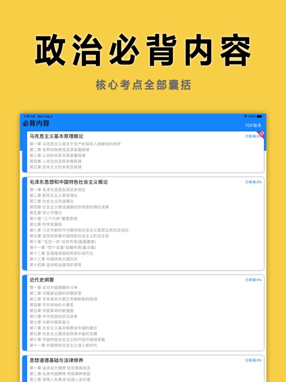 考研政治:历年考研政治刷题和1000题