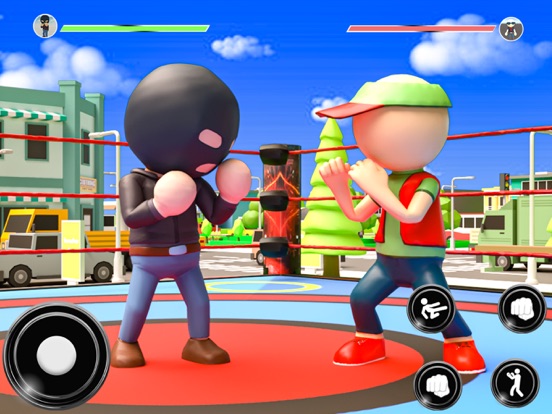 火柴人格斗摔跤游戏