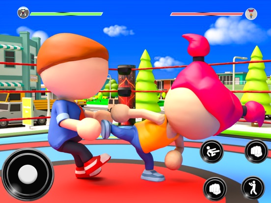 火柴人格斗摔跤游戏