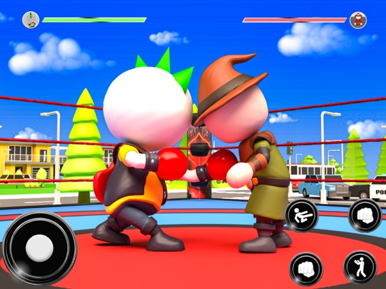 火柴人格斗摔跤游戏