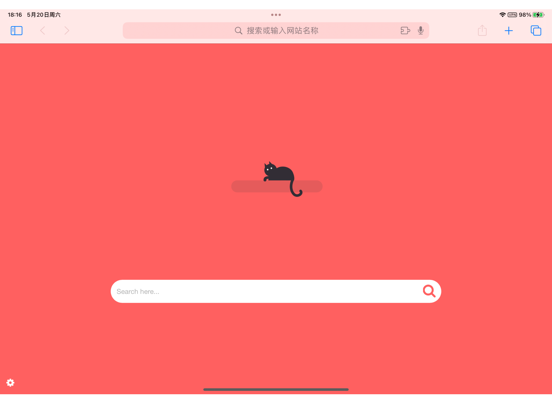 Cat_浏览器起始页美化forSafari