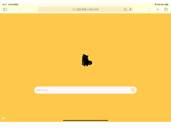 Cat_浏览器起始页美化forSafari