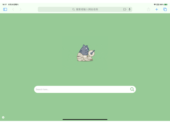 Cat_浏览器起始页美化forSafari