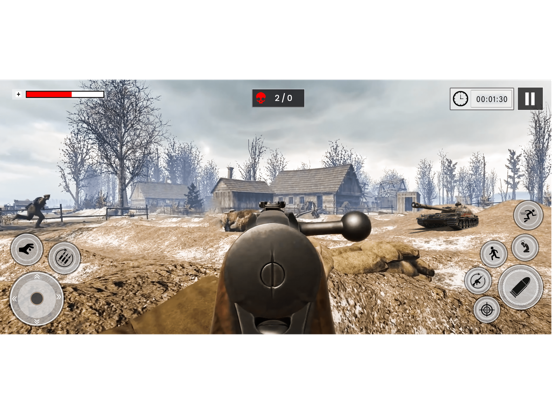 世界大战枪支射击任务