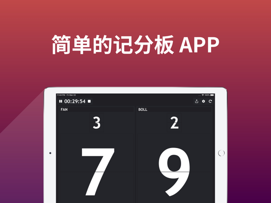 记分板: 一款非常适合乒乓、桌面游戏和其他各种比赛的记分牌