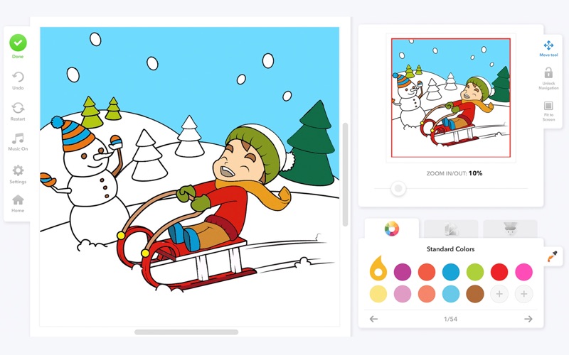 儿童着色本_填色游戏