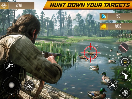 鸭子狩猎 3D：狂野狩猎 Fps 射击游戏