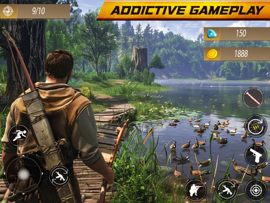 鸭子狩猎 3D：狂野狩猎 Fps 射击游戏