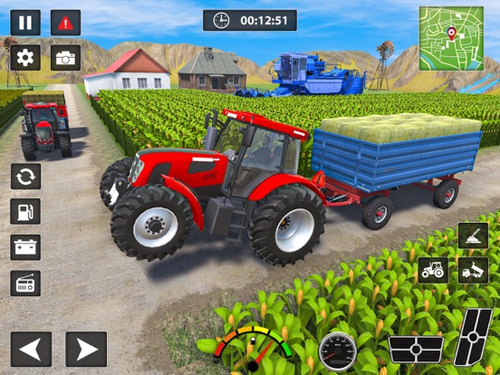 一款关于农业的传奇游戏。: 全新的农场和拖拉机驾驶游戏 3d