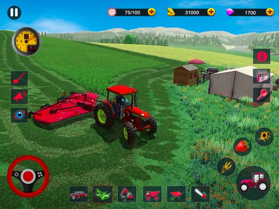一款关于农业的传奇游戏。: 全新的农场和拖拉机驾驶游戏 3d