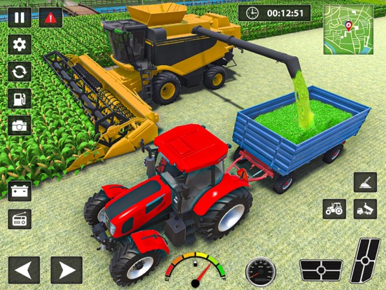 一款关于农业的传奇游戏。: 全新的农场和拖拉机驾驶游戏 3d