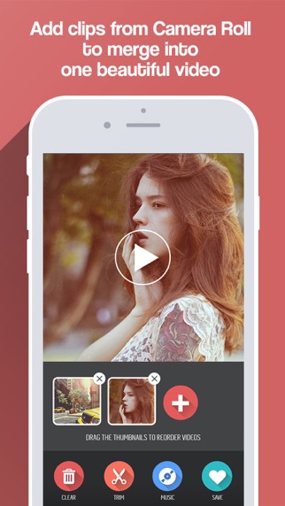 视频合并- 结合视频和混合影片剪辑音乐