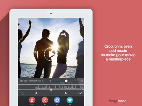 视频合并- 结合视频和混合影片剪辑音乐