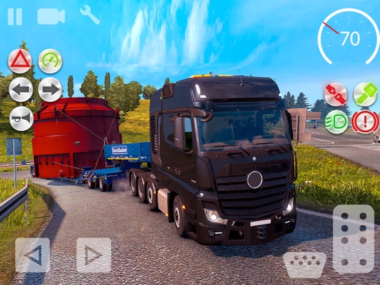 卡车模拟器游戏 : 艰难的道路 - Truck Sim 21