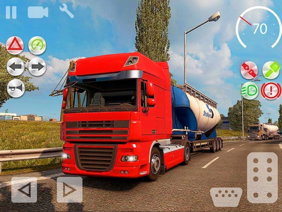 卡车模拟器游戏 : 艰难的道路 - Truck Sim 21
