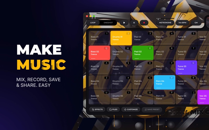 MixOneDJ软件音乐制作混音器音乐混音器