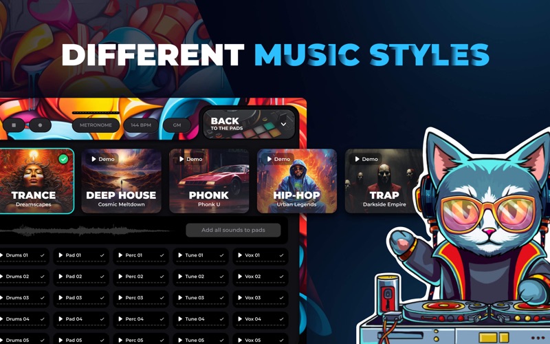 MixOneDJ软件音乐制作混音器音乐混音器