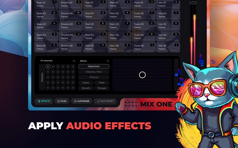 MixOneDJ软件音乐制作混音器音乐混音器