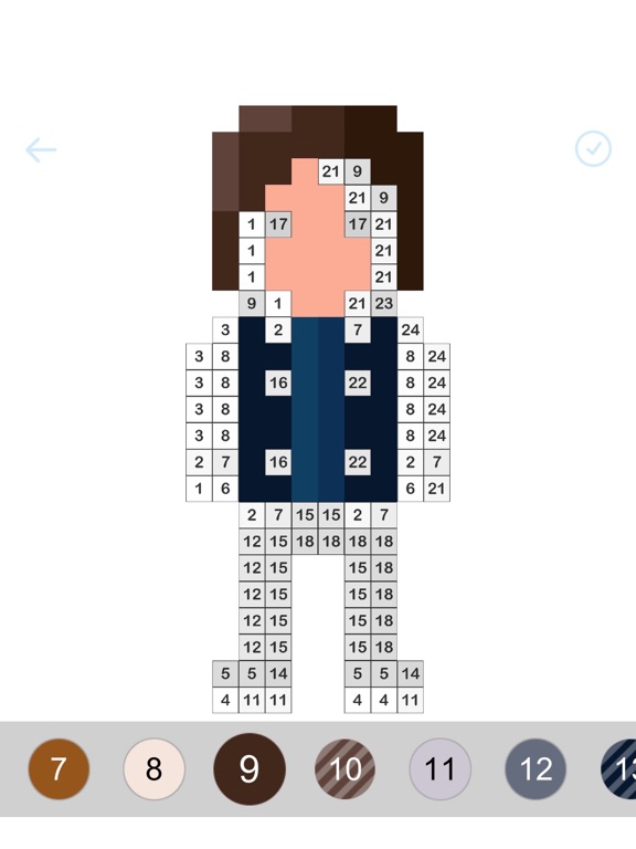 像素绘画-治愈系数字填色涂色游戏