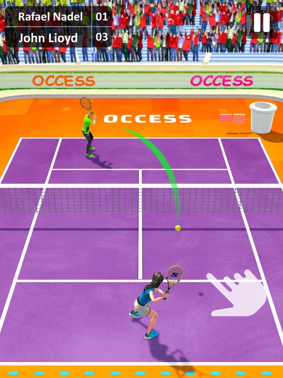 大师冲突网球比赛