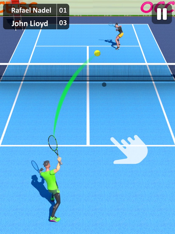 大师冲突网球比赛