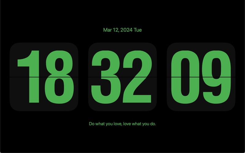 桌面时钟_屏保下载锁屏数字时间显示屏幕保护程序