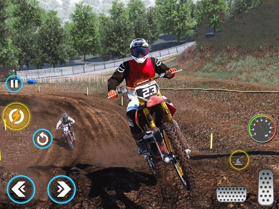 越野摩托车 - 自行车赛车游戏