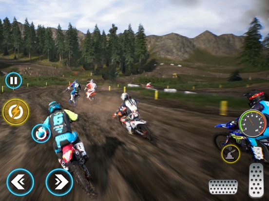 越野摩托车 - 自行车赛车游戏