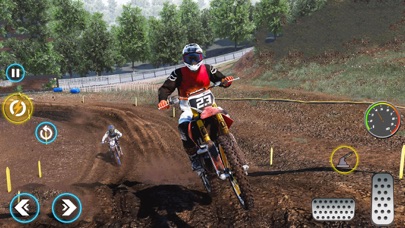 越野摩托车 - 自行车赛车游戏