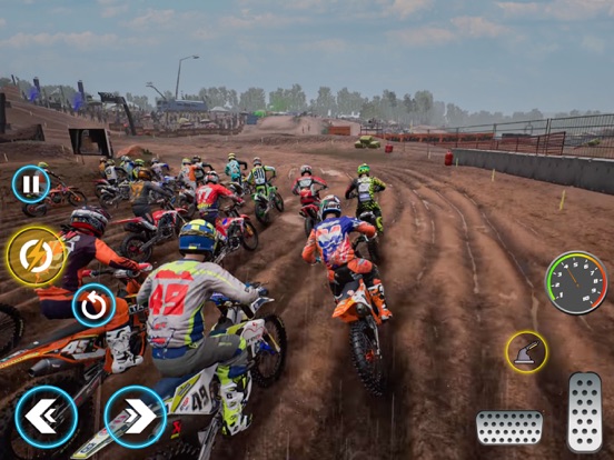 越野摩托车 - 自行车赛车游戏