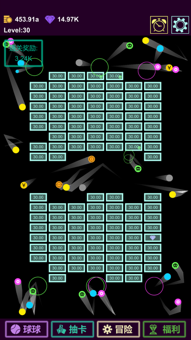 抽卡打砖块-物理弹球