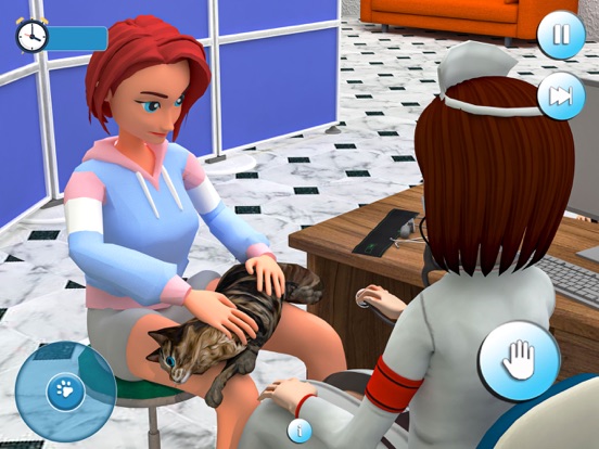 怀孕的猫和可爱的小猫游戏