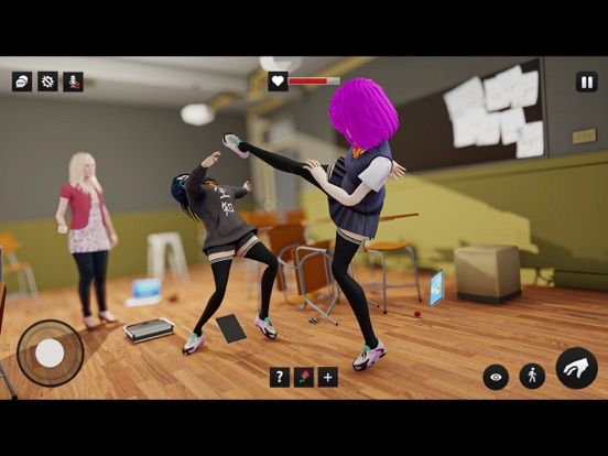 动漫女孩高中游戏：朋友生活模拟器