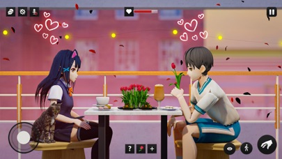 动漫女孩高中游戏：朋友生活模拟器