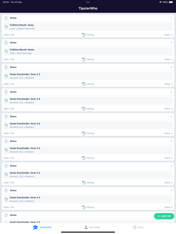 TipsterWho 足球博彩预测 & 现场投注分析