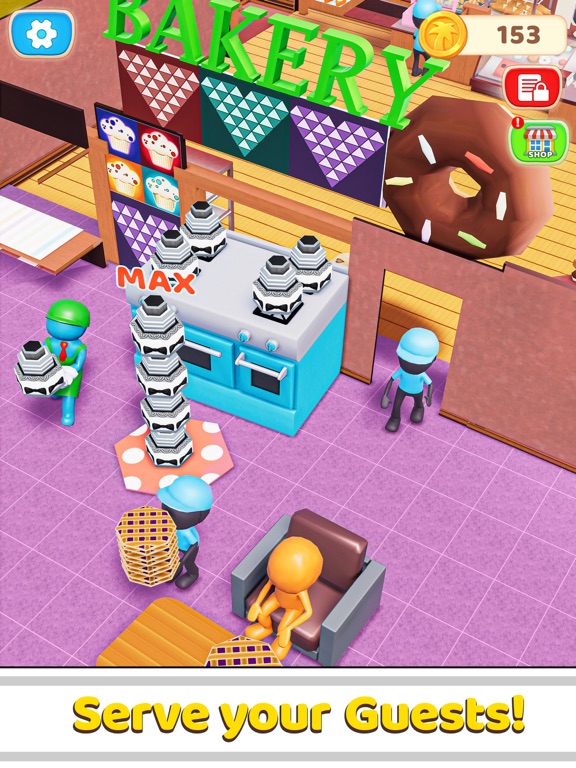 经营类游戏 - 烘焙咖啡馆 做饭游戏