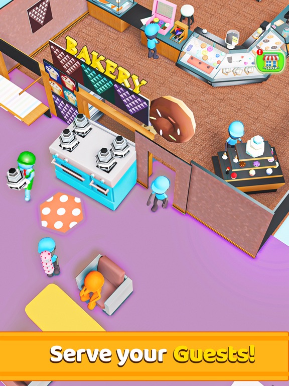 经营类游戏 - 烘焙咖啡馆 做饭游戏