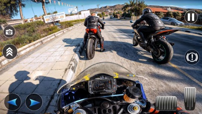 摩托车交通赛车游戏