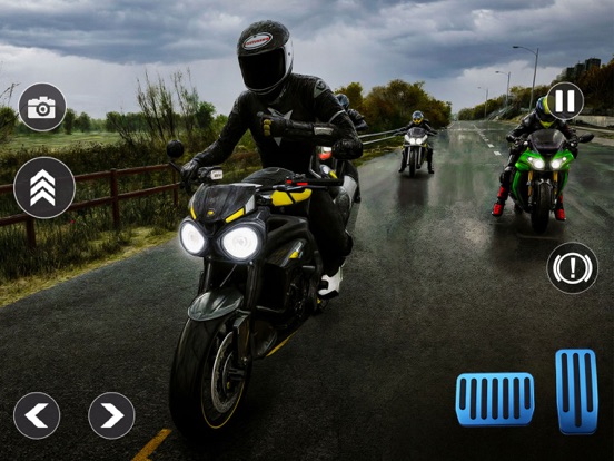 摩托车交通赛车游戏