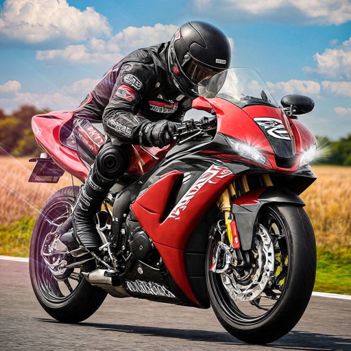 摩托车交通赛车游戏