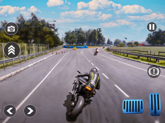 摩托车交通赛车游戏