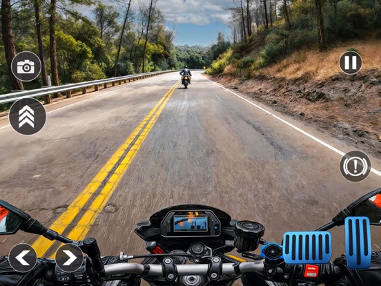 摩托车交通赛车游戏