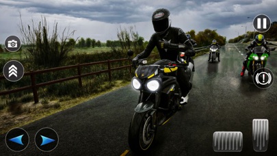 摩托车交通赛车游戏