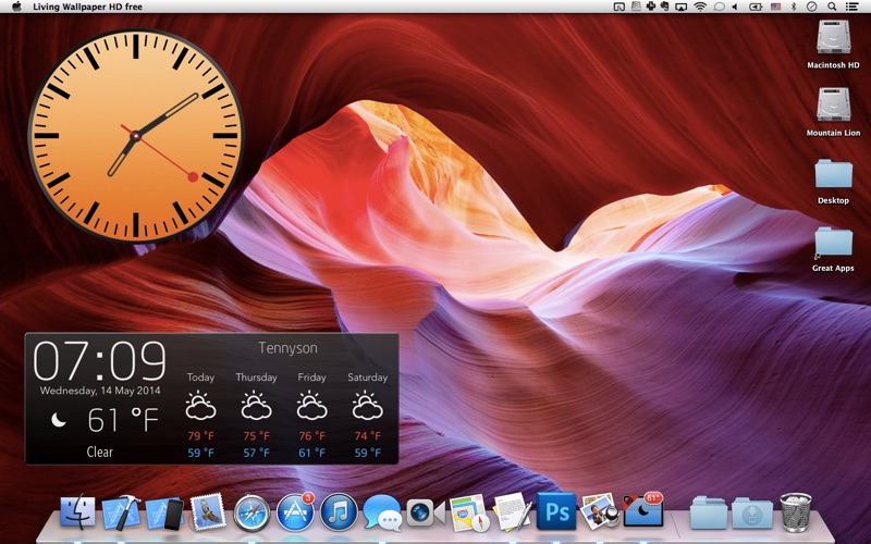 动态壁纸HD天气和屏幕保护程序